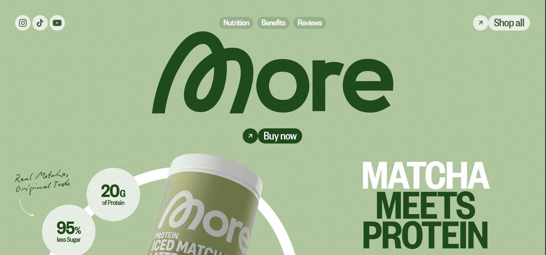 More Nutrition Matcha preview