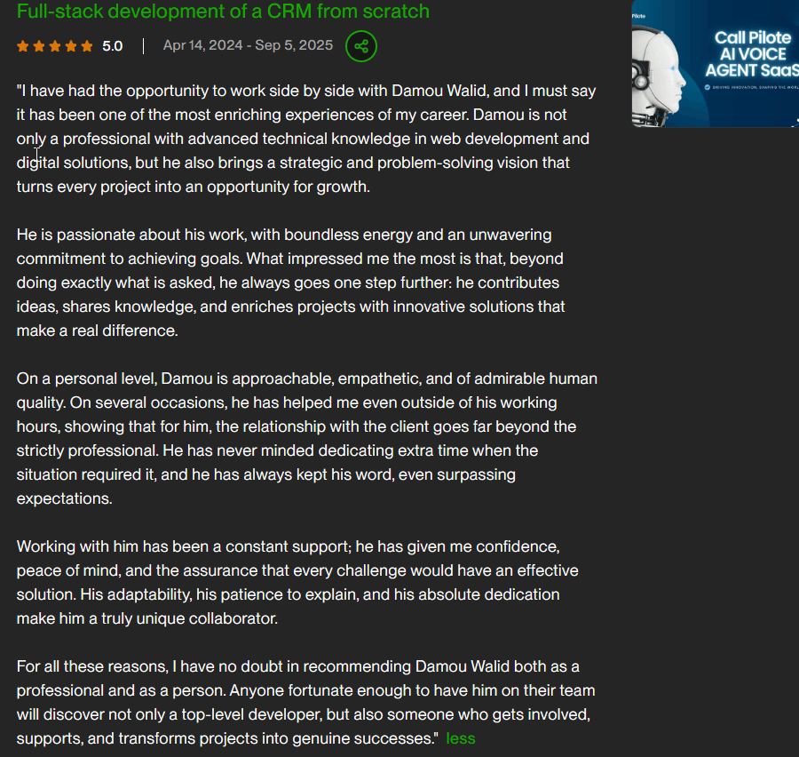 Featured Upwork Review